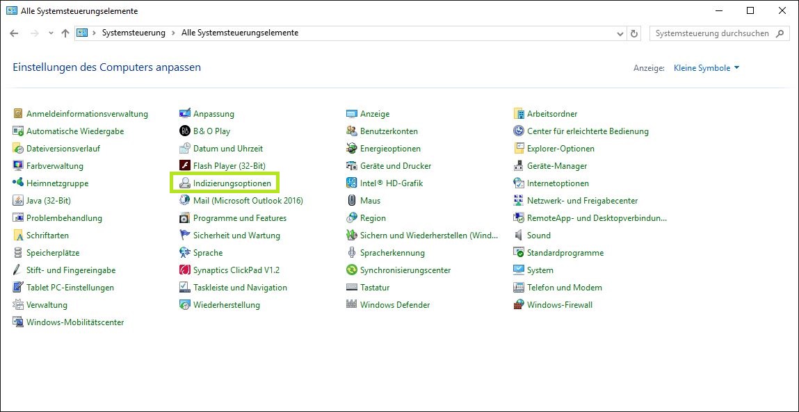 Windows 8 Suche funktioniert nicht