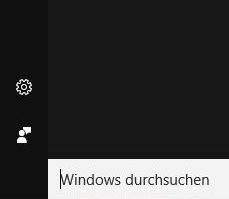 Das Windows 10 Suchfeld aus der Taskleiste ausblenden